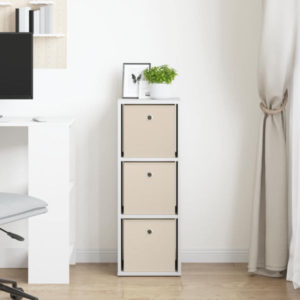 Служебен шкаф с чекмедже Бяло 30,5 x 27 x 84,5 см