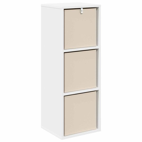 Служебен шкаф с чекмедже Бяло 30,5 x 27 x 84,5 см