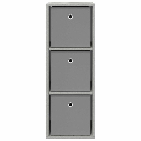 Служебен шкаф с чекмедже Циментено сиво 30,5 x 27 x 84,5 см