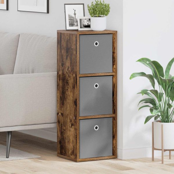 Служебен шкаф с чекмедже Димян дъб 30,5 x 27 x 84,5 см