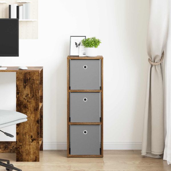 Служебен шкаф с чекмедже Димян дъб 30,5 x 27 x 84,5 см