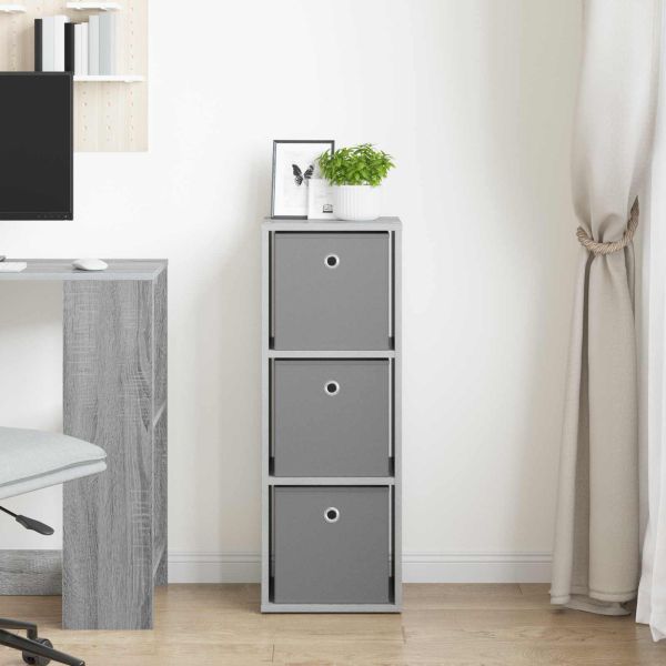 Служебен шкаф с чекмедже Сив Сонома 30,5 x 27 x 84,5 см