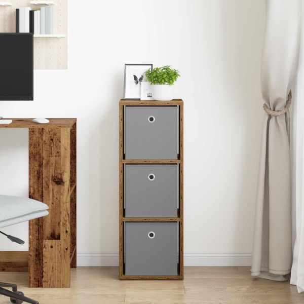 Служебен шкаф с чекмедже Старо дърво 30,5 x 27 x 84,5 см