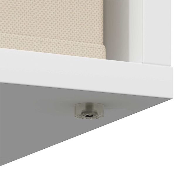 Служебен шкаф с чекмедже Бяло 35 x 32 x 99,5 см