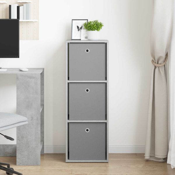 Служебен шкаф с чекмедже Циментено сиво 35 x 32 x 99,5 см