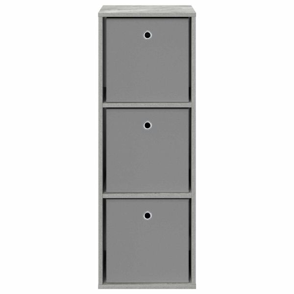 Служебен шкаф с чекмедже Циментено сиво 35 x 32 x 99,5 см