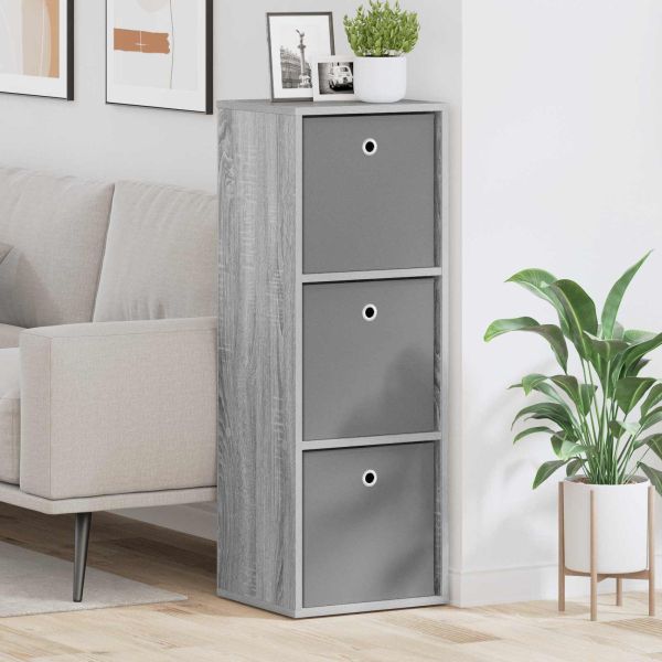 Служебен шкаф с чекмедже Сив Сонома 35 x 32 x 99,5 см