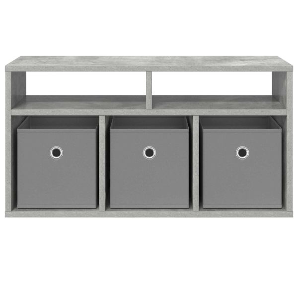 Долно шкафче с чекмедже Циментено сиво 72 х 22,5 х 38 см