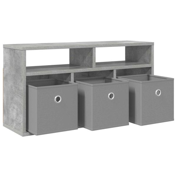 Долно шкафче с чекмедже Циментено сиво 72 х 22,5 х 38 см