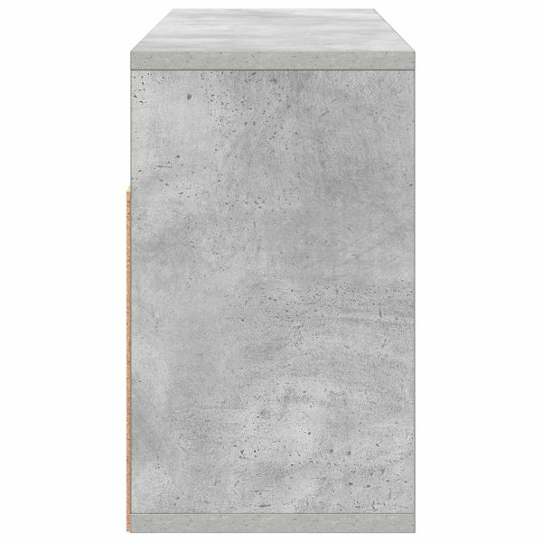 Долно шкафче с чекмедже Циментено сиво 72 х 22,5 х 38 см