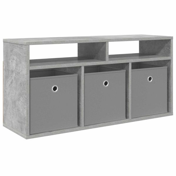 Долно шкафче с чекмедже Циментено сиво 87 x 27,5 x 43 см