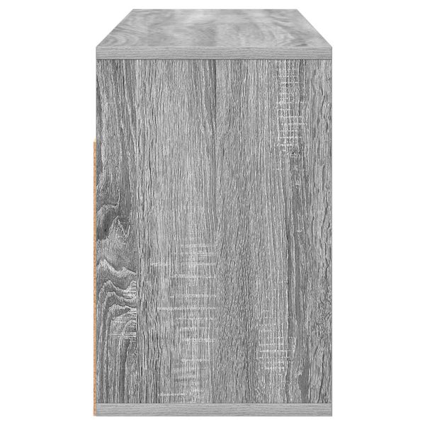 Долно шкафче с чекмедже Сив Сонома 87 x 27,5 x 43 см