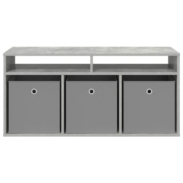 Долно шкафче с чекмедже Циментено сиво 102 x 32 x 48,5 см