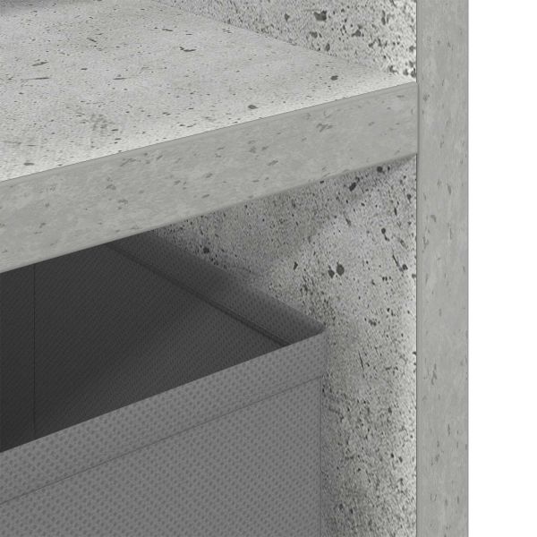 Долно шкафче с чекмедже Циментено сиво 102 x 32 x 48,5 см