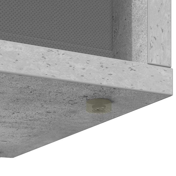 Долно шкафче с чекмедже Циментено сиво 102 x 32 x 48,5 см