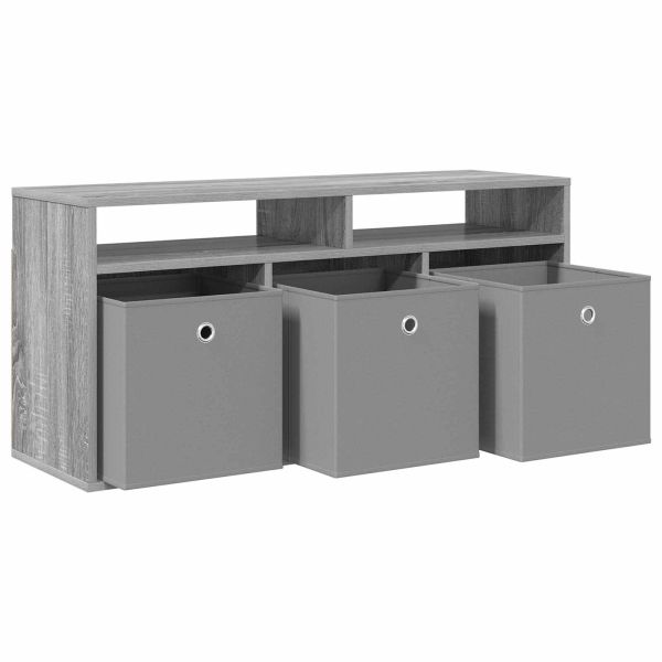 Долно шкафче с чекмедже Сив Сонома 102 x 32 x 48,5 см