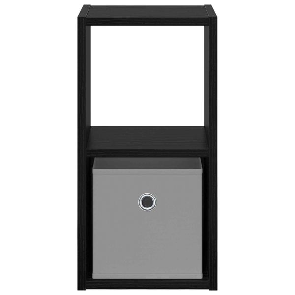 Нощно шкафче с чекмедже 2 pcs Черния дъб 25,5 x 22 x 49,5 см