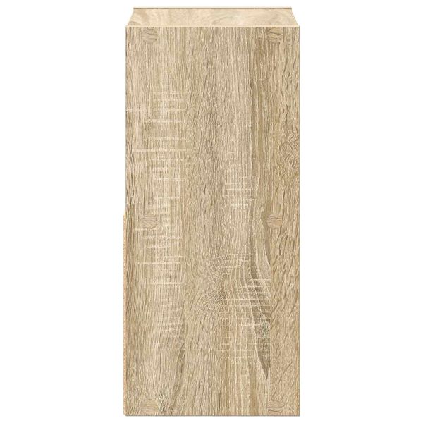 Нощно шкафче с чекмедже 2 pcs Сонома дъб 25,5 x 22 x 49,5 см