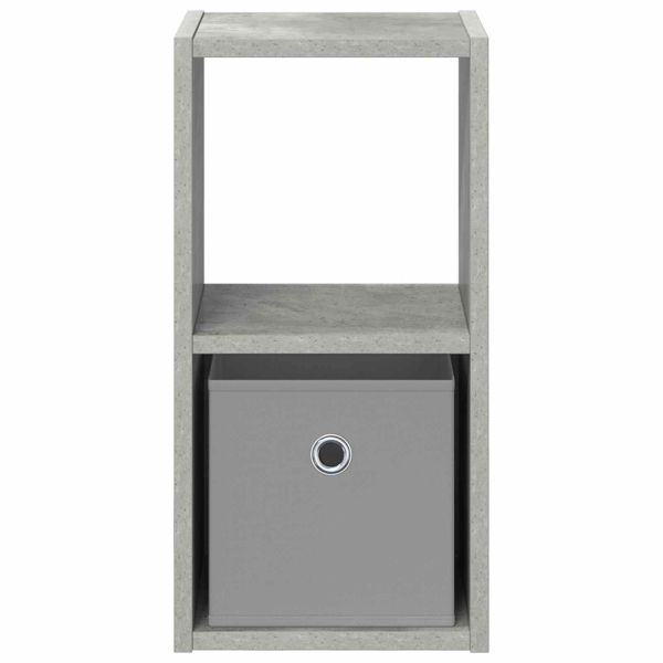 Нощно шкафче 2 pcs Циментено сиво 25,5 x 22 x 49,5 см