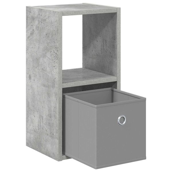 Нощно шкафче 2 pcs Циментено сиво 25,5 x 22 x 49,5 см