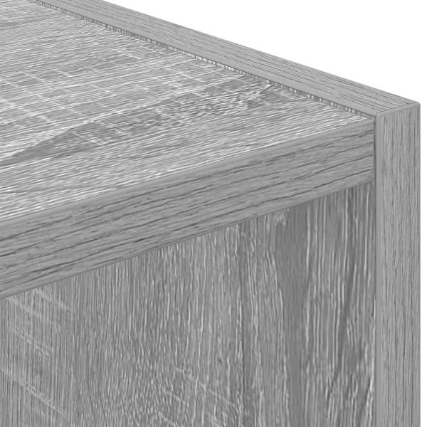 Нощно шкафче Сив Сонома 25,5 x 22 x 49,5 см Инженерно дърво