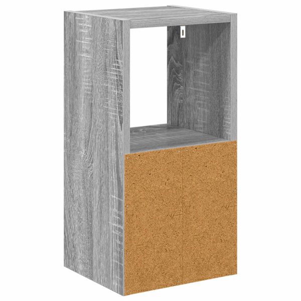 Нощно шкафче с чекмедже 2 pcs Сив Сонома 25,5 x 22 x 49,5 см