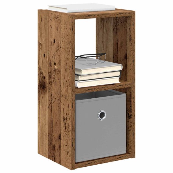 Нощно шкафче с чекмедже 2 pcs Старо дърво 25,5 x 22 x 49,5 см