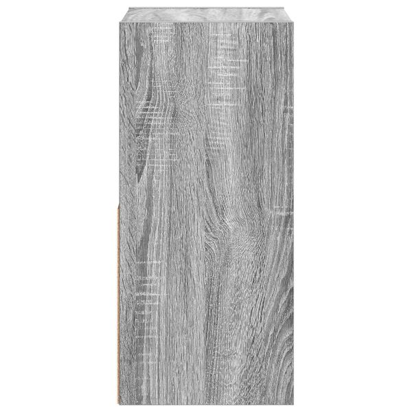 Нощно шкафче с чекмедже 2 pcs Сив Сонома 30,5 x 27 x 59,5 см