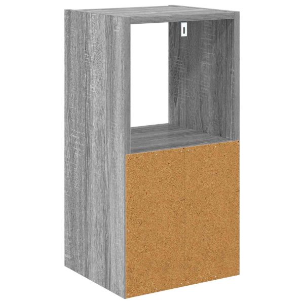 Нощно шкафче с чекмедже 2 pcs Сив Сонома 30,5 x 27 x 59,5 см