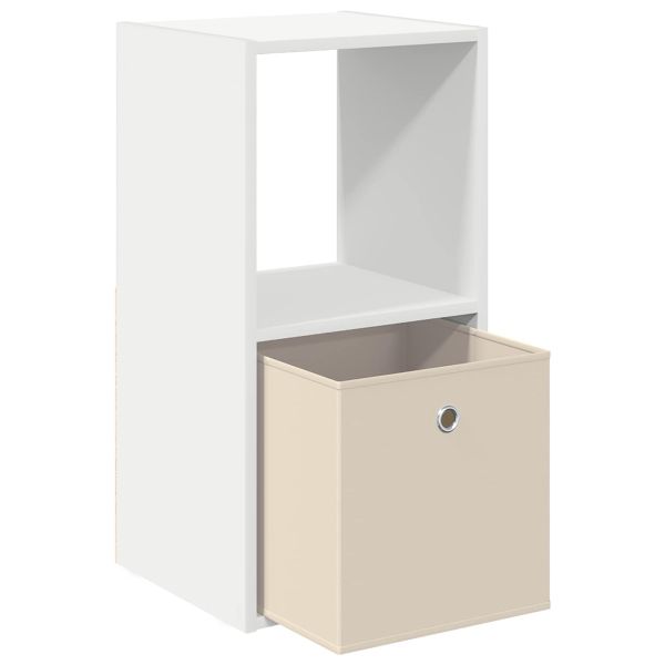 Нощно шкафче 2 pcs Бяло 35 x 32 x 68,5 см Инженерно дърво