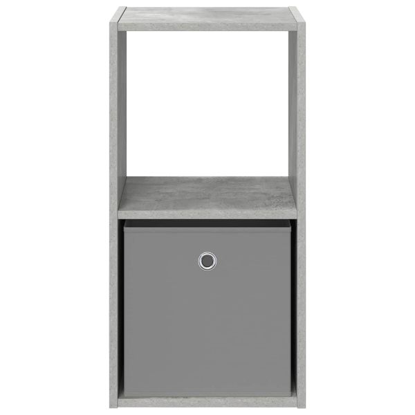 Нощно шкафче Циментено сиво 35 x 32 x 68,5 см Инженерно дърво