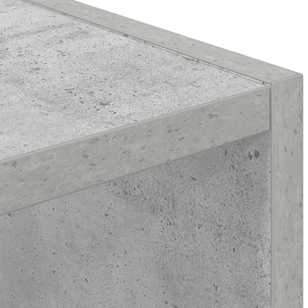 Нощно шкафче Циментено сиво 35 x 32 x 68,5 см Инженерно дърво