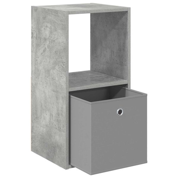 Нощно шкафче с чекмедже 2 pcs Циментено сиво 35 x 32 x 68,5 см