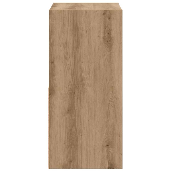Нощно шкафче 2 pcs Дъб 35 x 32 x 68,5 см Инженерно дърво