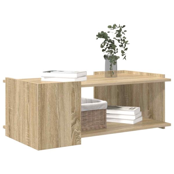 Масичка за кафе Дъб сонома 90 x 50 x 33 см Инженерна дървесина
