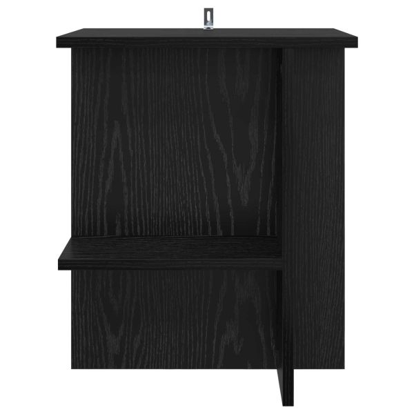 Масичка за кафе 2 pcs Черен дъб 40 x 30 x 49 см