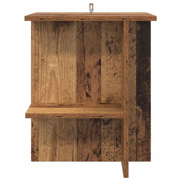 Масичка за кафе 2 pcs Старо дърво 40 x 30 x 49 см