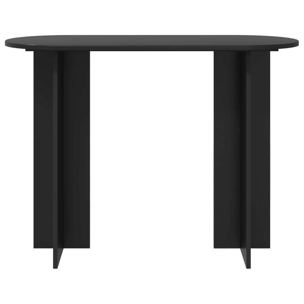Конзолна маса Черен дъб 100 x 39,5 x 75 см Инженерна дървесина
