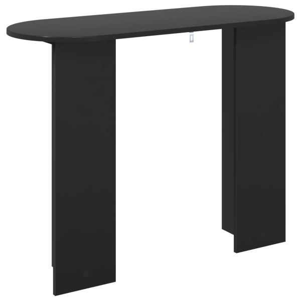 Конзолна маса Черен дъб 100 x 39,5 x 75 см Инженерна дървесина