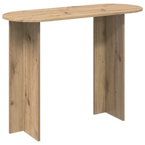 Конзолна маса със съхранение Дъб артизан 100 x 39,5 x 75 см
