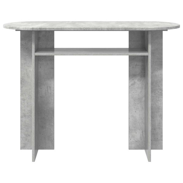 Конзолна маса със съхранение Бетонно сиво 100 x 39,5 x 75 см