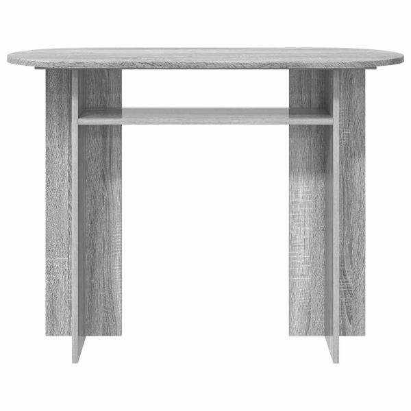 Конзолна маса със съхранение Сива сонома 100 x 39,5 x 75 см