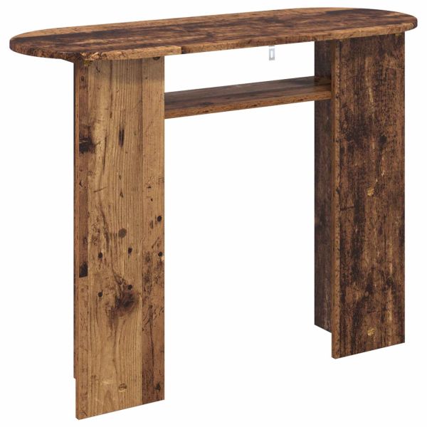 Конзолна маса със съхранение Старо дърво 100 x 39,5 x 75 см