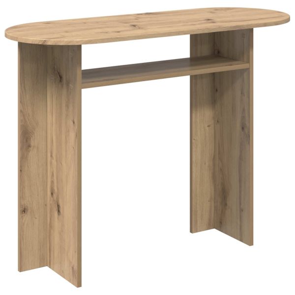 Конзолна маса със съхранение Дъб артизан 100 x 39,5 x 75 см