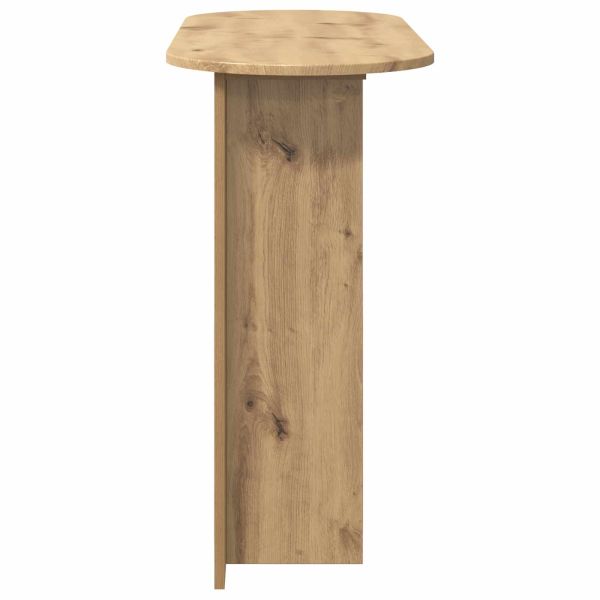 Конзолна маса със съхранение Дъб артизан 100 x 39,5 x 75 см
