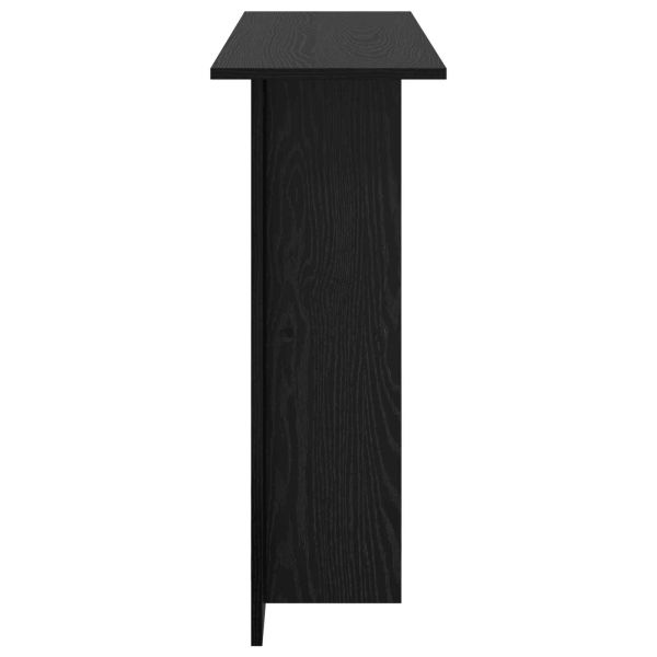 Конзолна маса Черен дъб 100 x 30 x 75 см Инженерна дървесина