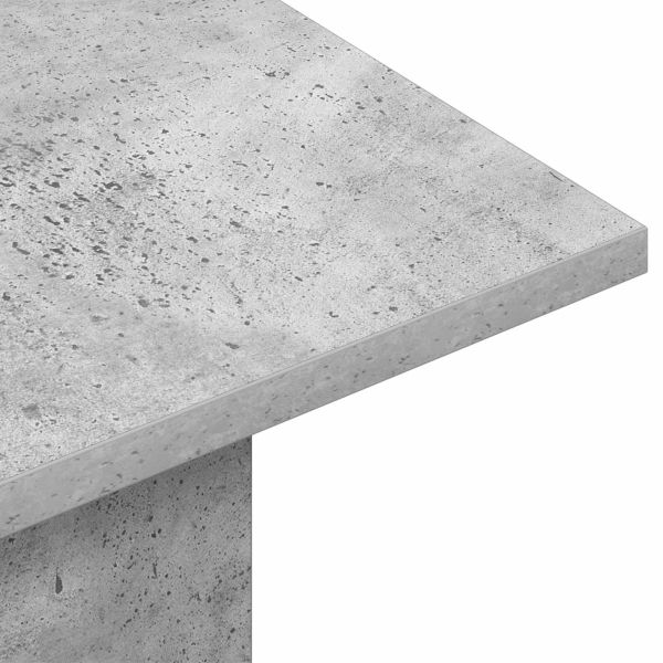 Конзолна маса Бетонно сиво 100 x 30 x 75 см Инженерна дървесина