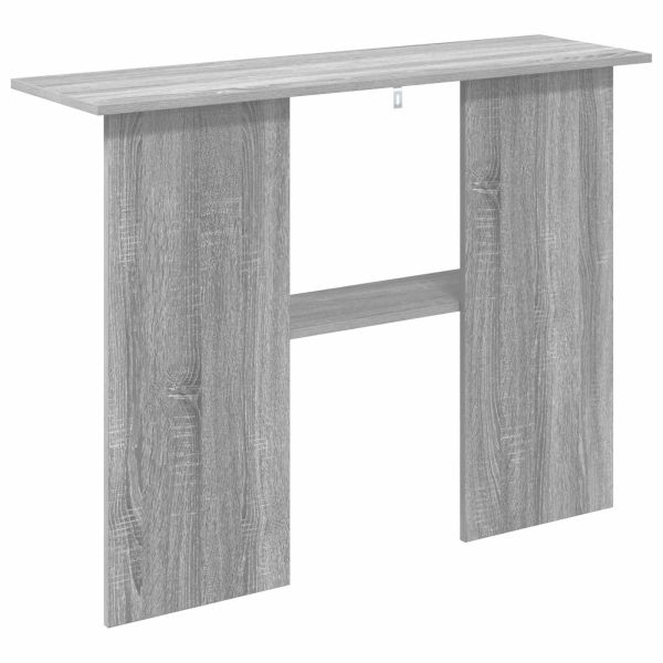 Конзолна маса Сива сонома 100 x 30 x 75 см Инженерна дървесина