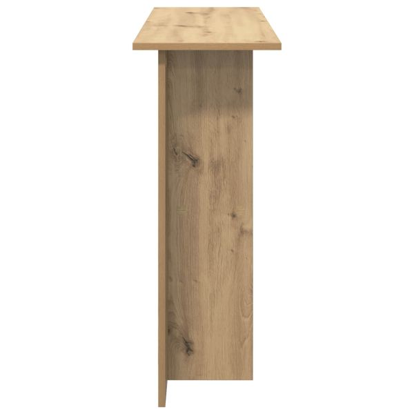 Конзолна маса Дъб артизан 100 x 30 x 75 см Инженерна дървесина