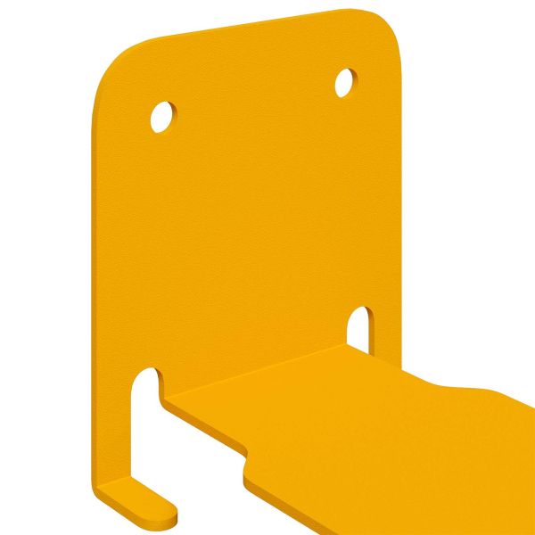 Плаващ рафт с рафт 4 pcs Горчично жълто 6 x 10,8 x 6,6 см